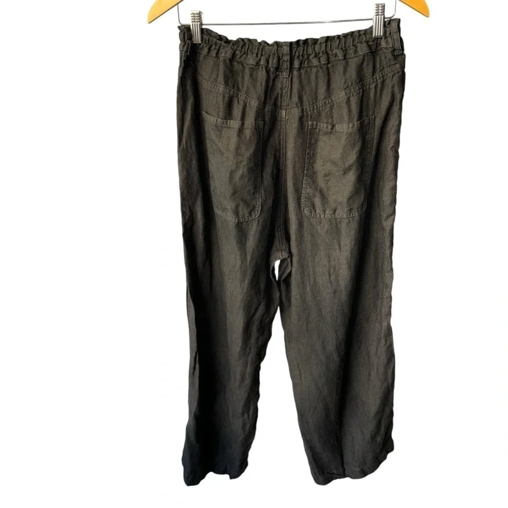 CP Shades Linen Black Pants SZ. S